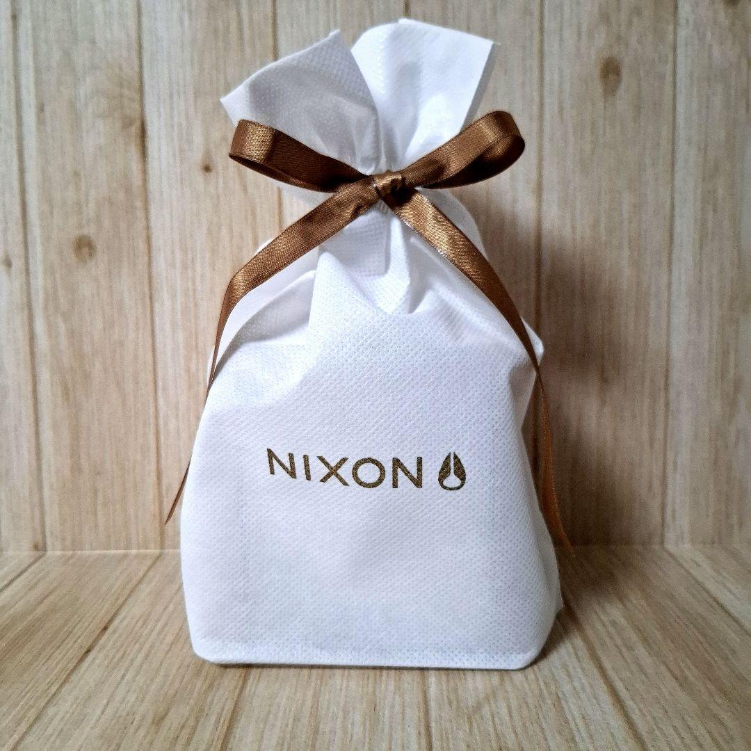 NIXON TIME TELLER ACETATE ホワイトグラニット/ゴールド