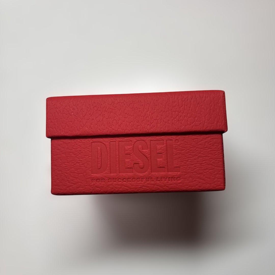 DIESEL シルバー チェーンブレスレット(箱、袋付き)