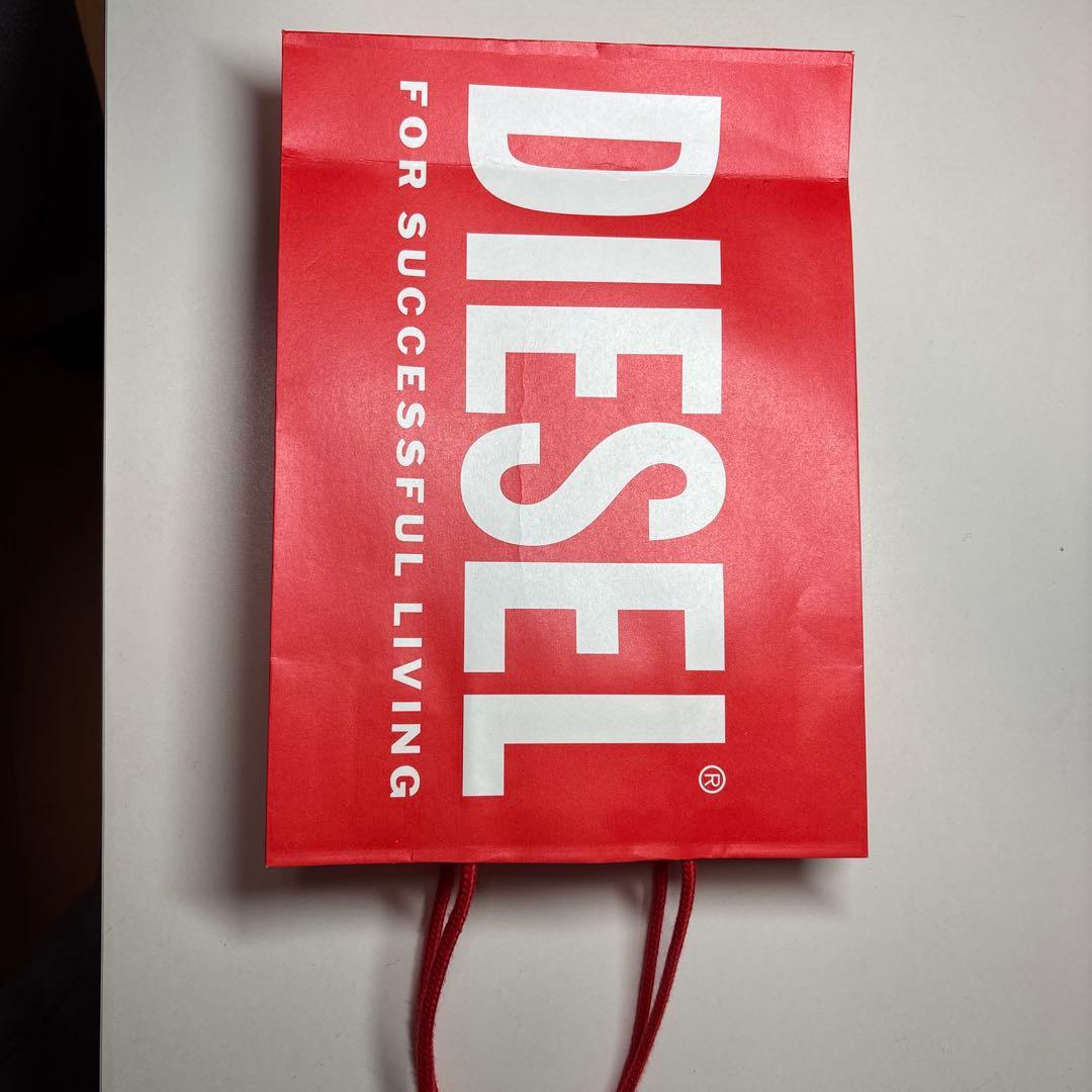 DIESEL シルバー チェーンブレスレット(箱、袋付き)