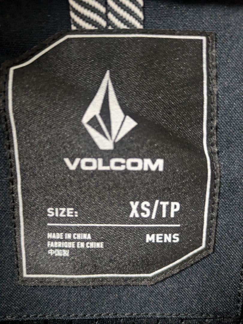 【未使用】VOLCOM スノーボードウェア ブラック