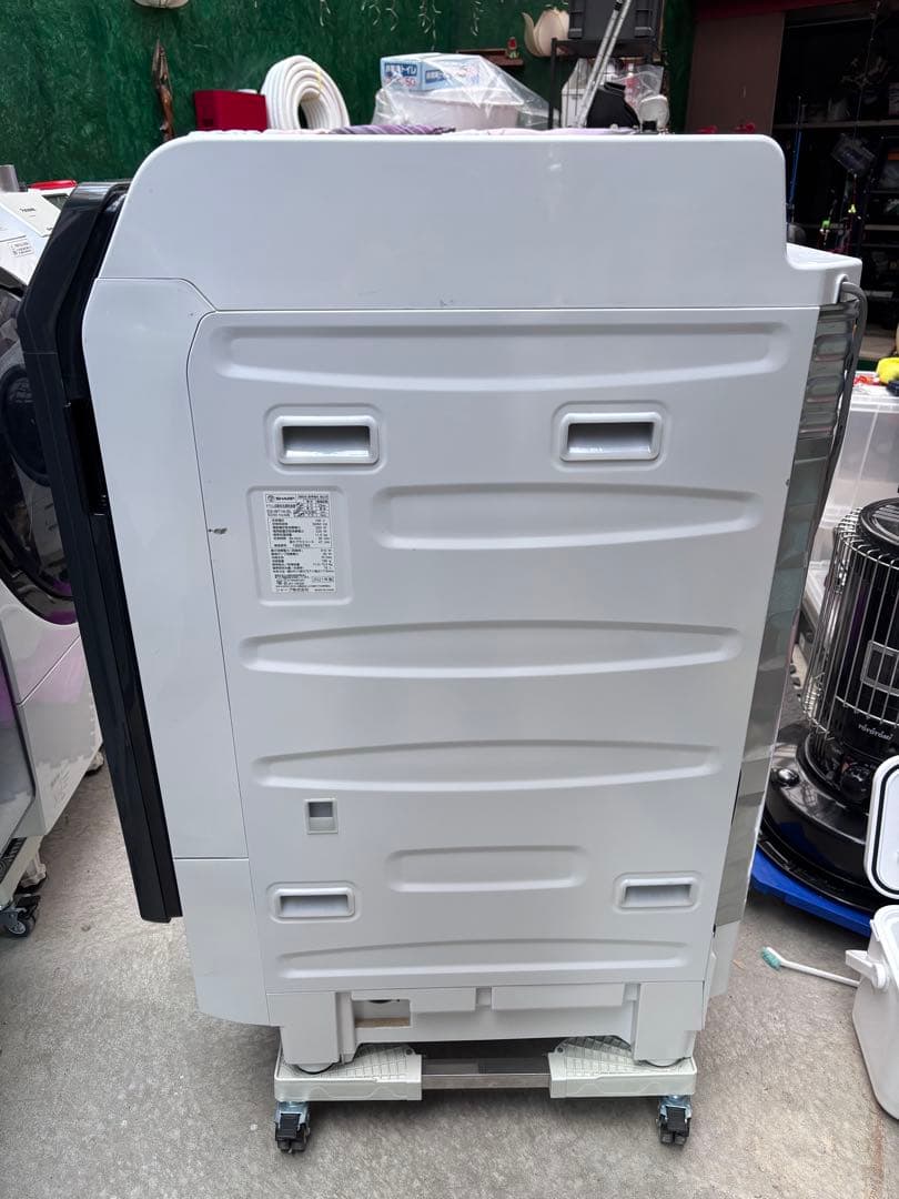 部品交換・分解クリーニング済 SHARP ES-W114 2021年製 左開き