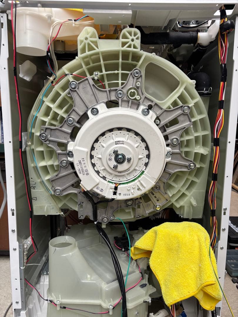 部品交換・分解クリーニング済 SHARP ES-W114 2021年製 左開き