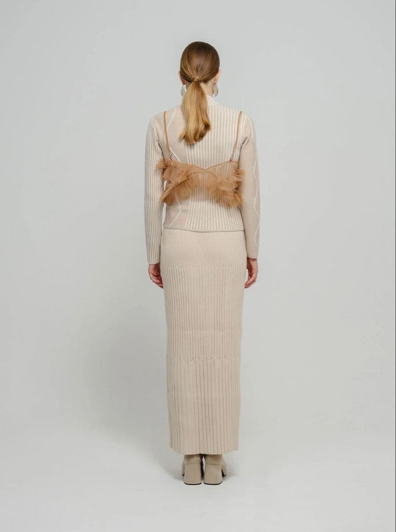 eaphi TULLE ASYMMETRY FRILL CAMISOLE 新品