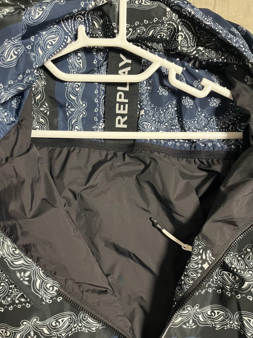 REPLAY バンダナ柄 マウンテンパーカー