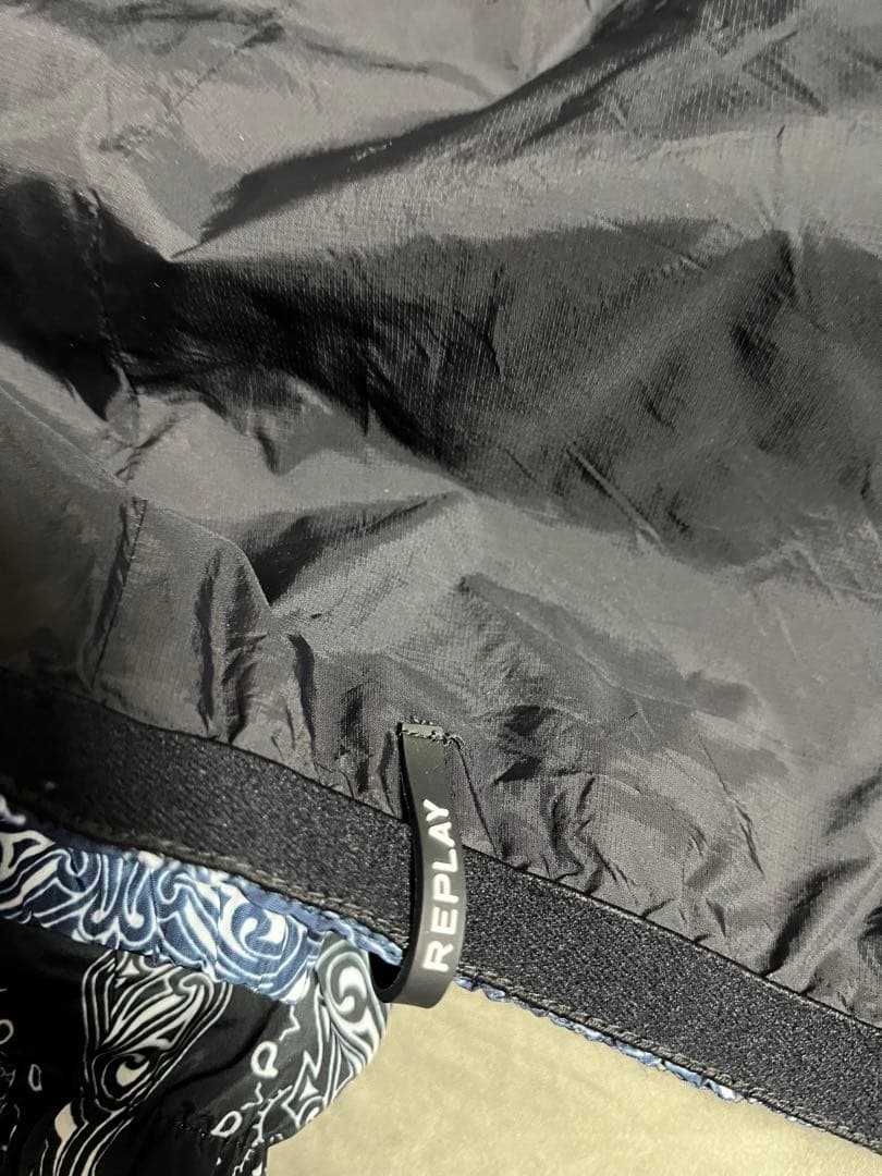 REPLAY バンダナ柄 マウンテンパーカー