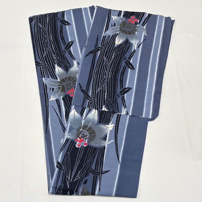 ゆりのはな　浴衣　女物　１０点　まとめ売り　未使用品～少々汚れ有り　綿　G201