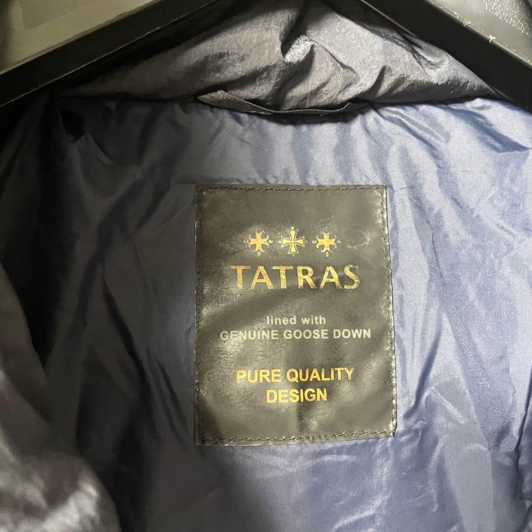 タトラス　ダウン　ネイビー　ロング　LTA17A4496 ポリテアマ　01