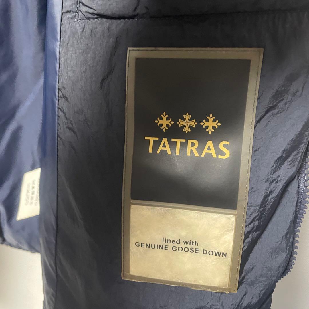 タトラス　ダウン　ネイビー　ロング　LTA17A4496 ポリテアマ　01