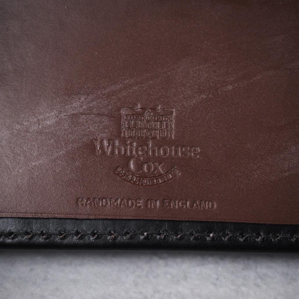 ブルーム有り 美品 Whitehouse Cox S1247 長財布 廃盤品 黒