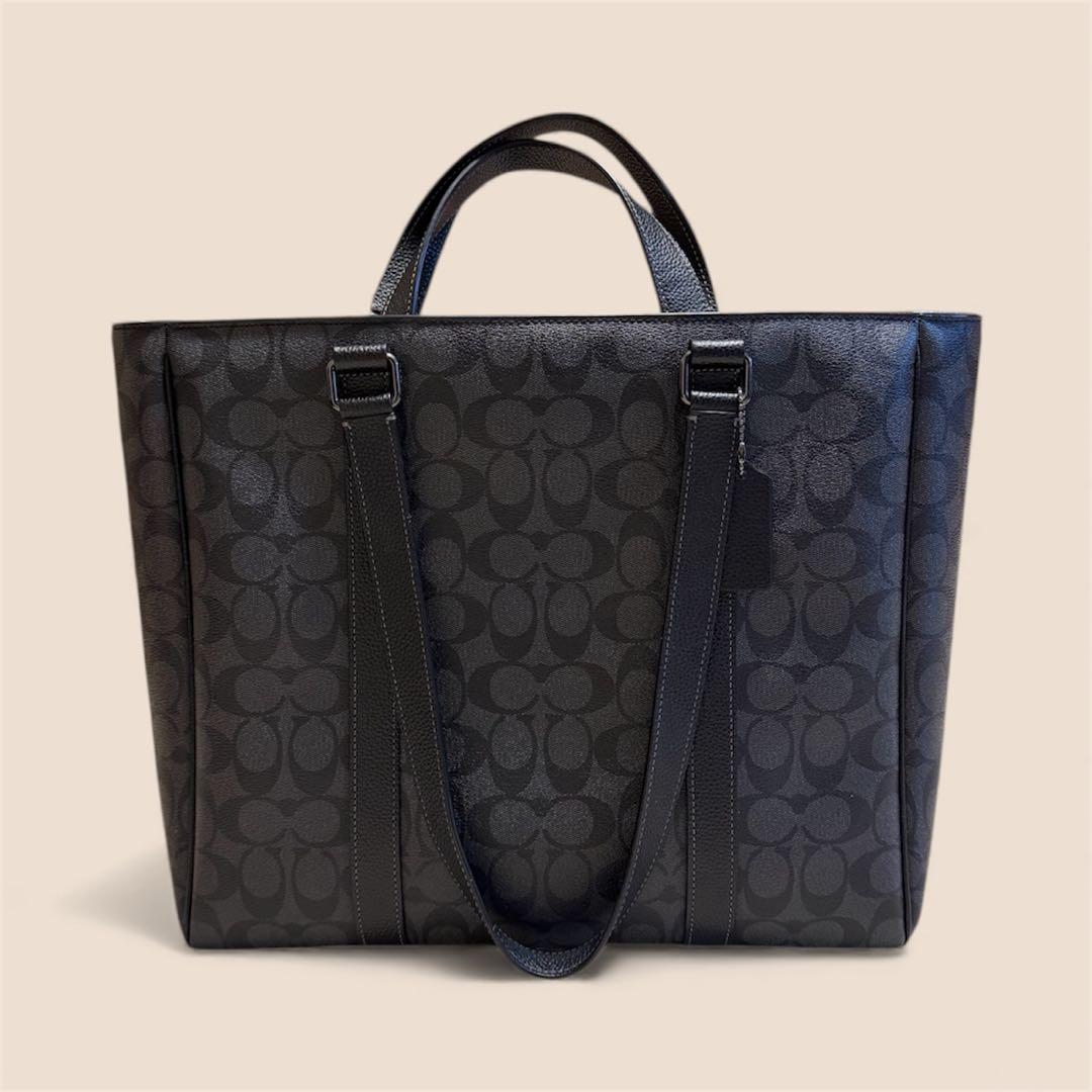 COACH ハドソン ダブル ハンドル トート・シグネチャー キャンバス