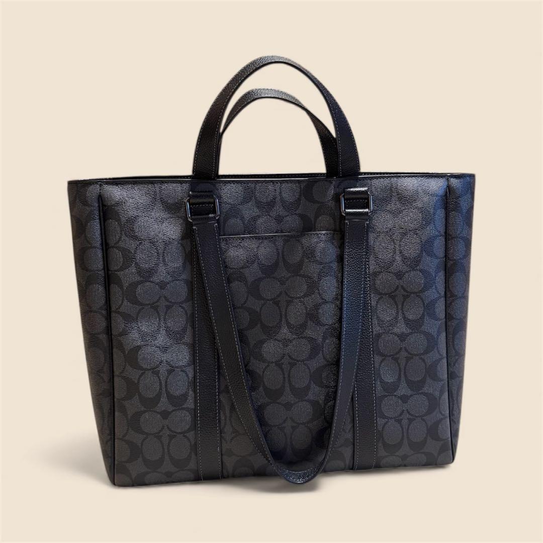 COACH ハドソン ダブル ハンドル トート・シグネチャー キャンバス