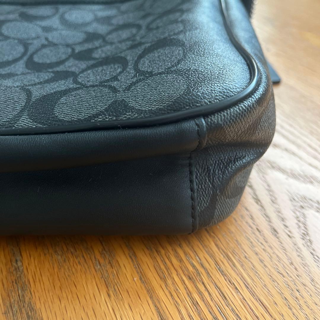 COACH コーチ ショルダーバッグ ブラック モノグラム