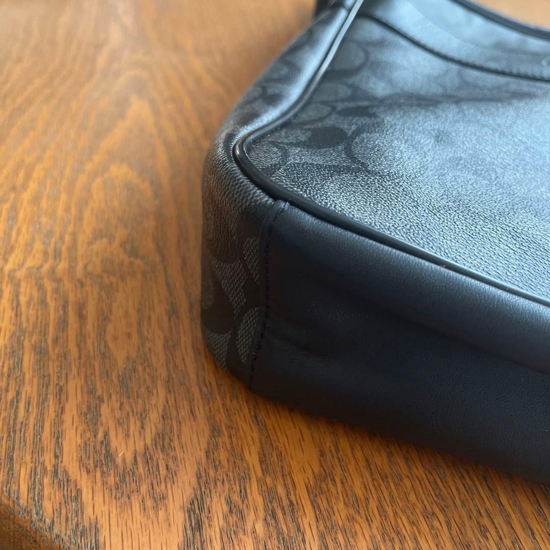 COACH コーチ ショルダーバッグ ブラック モノグラム