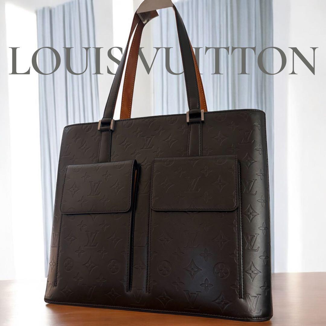 LOUIS VUITTON トートバッグ モノグラム 大容量 黒 　ウィルウッド
