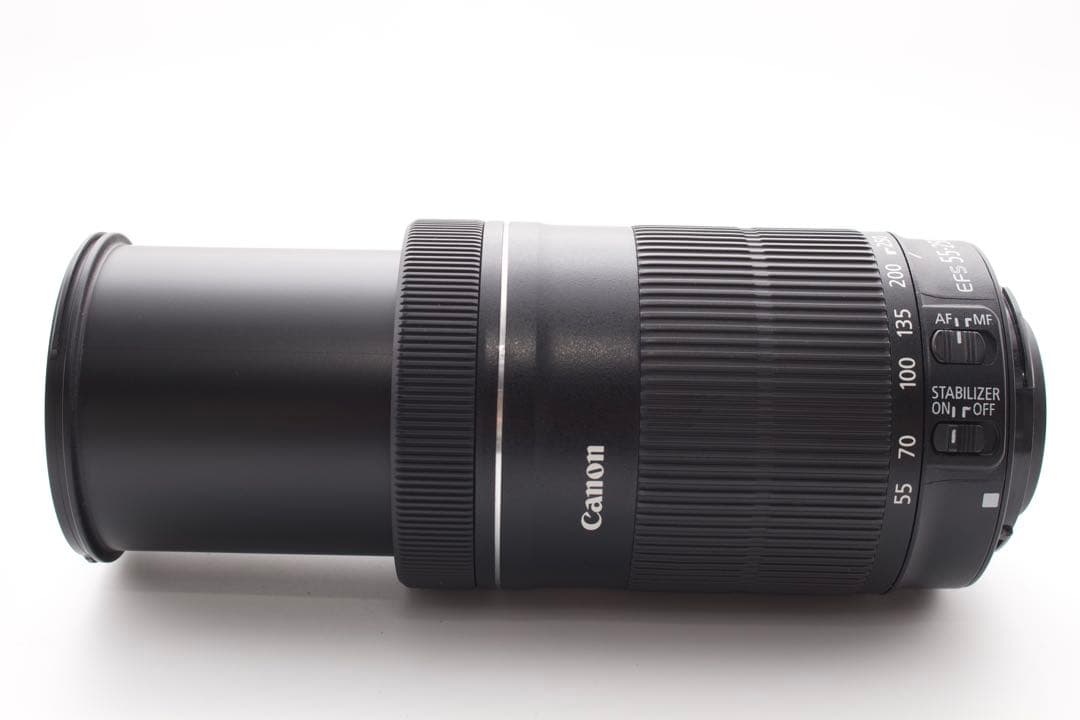 Canon 55-250mm F4-5.6 IS STM 人気望遠レンズ　美品