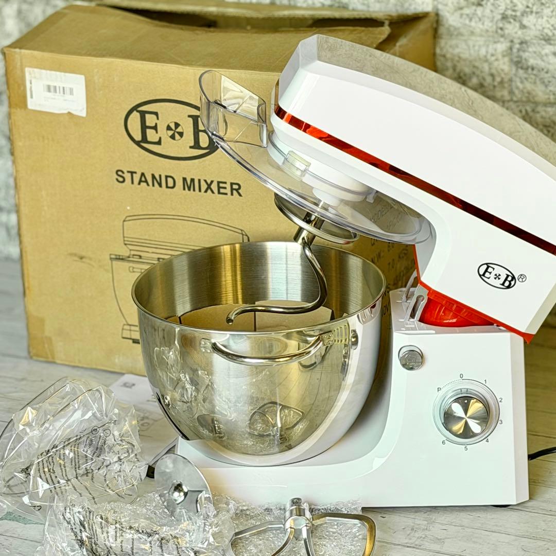 E&B 8L大容量スタンドミキサー 各種アタッチメント付き