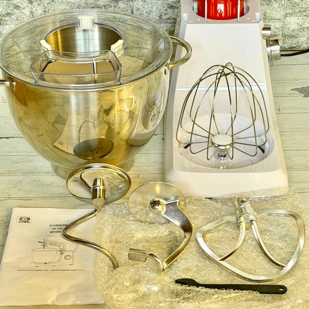 E&B 8L大容量スタンドミキサー 各種アタッチメント付き