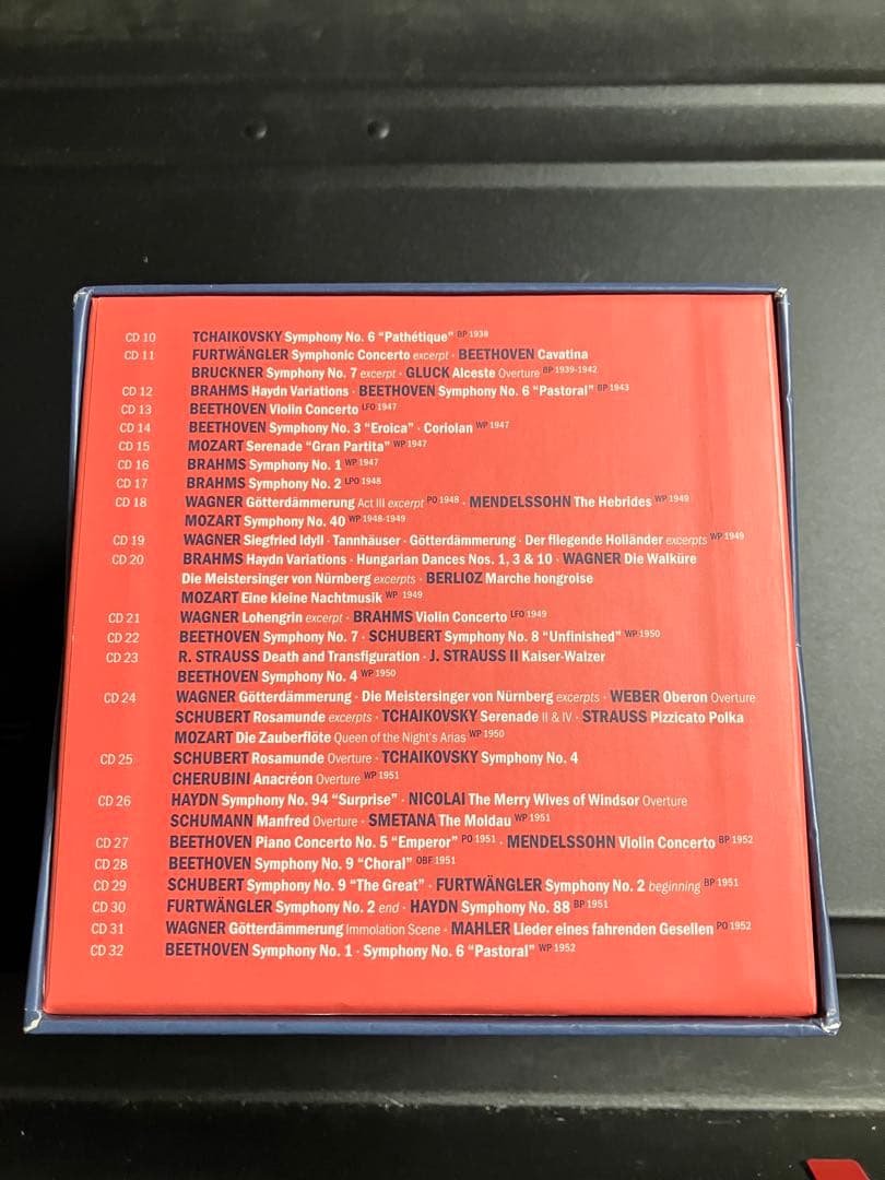 ヴィルヘルム・フルトヴェングラー 正規レコード用録音集大成　（55CD）