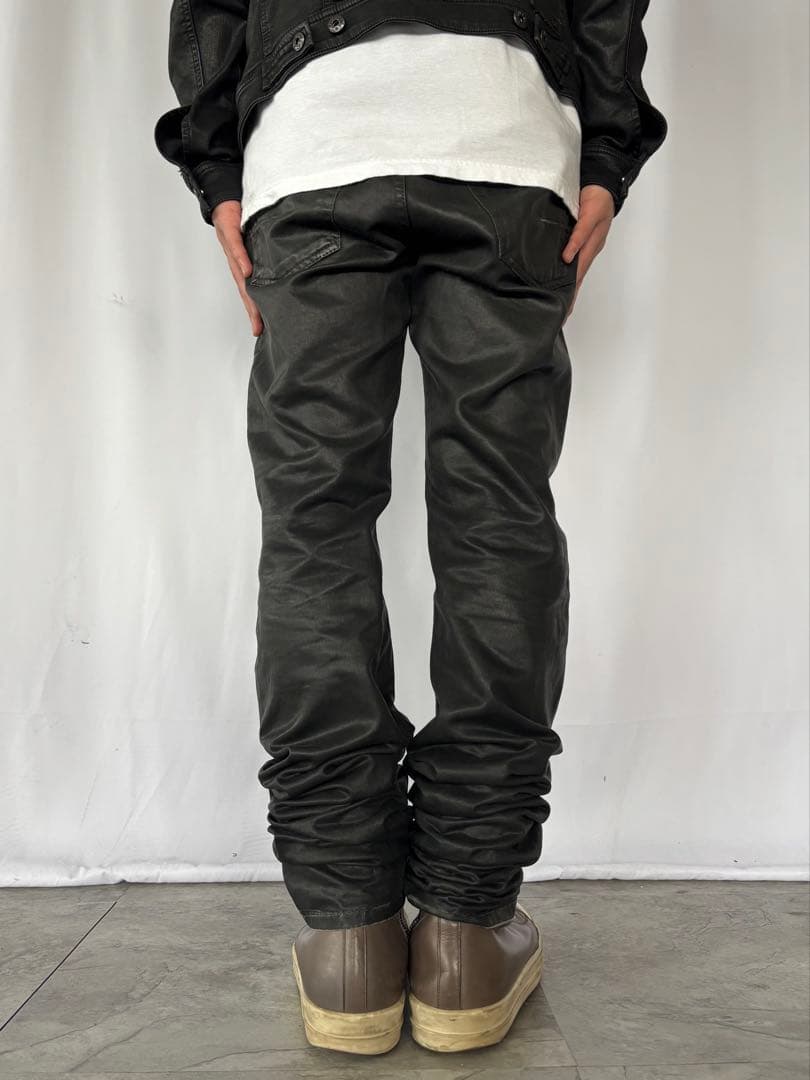 パンツ DIOR HOMME Wax Coating Straight Jeans