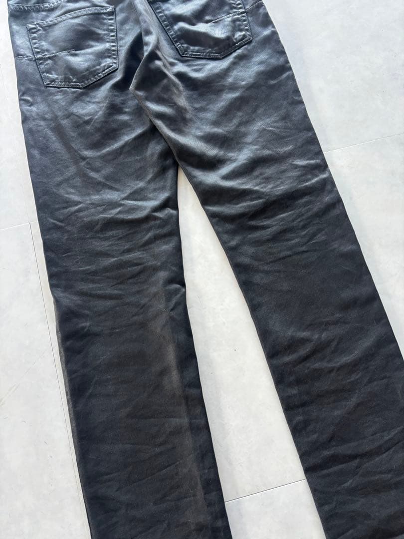 パンツ DIOR HOMME Wax Coating Straight Jeans