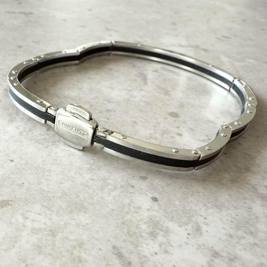 【希少】CHIMENTO キメント ウオモ ブレスレット シルバー ブラック