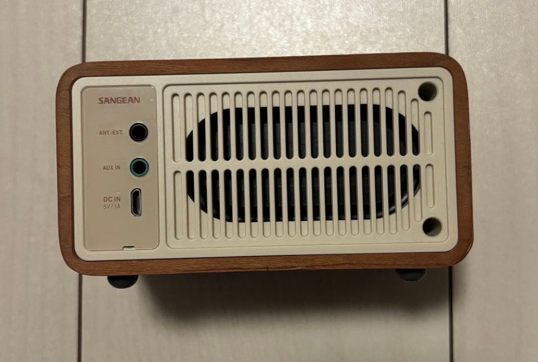 【即日発送】SANGEAN WR-301 ウッド調ラジオ　ワイヤレススピーカー