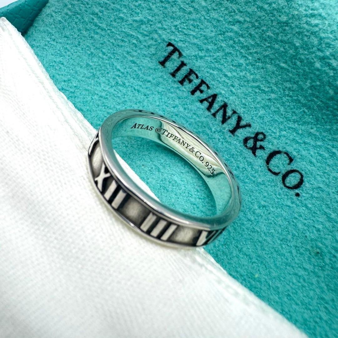 【TIFFANY&Co】鏡面仕上げ　11号　オールドアトラス　リング　シルバー