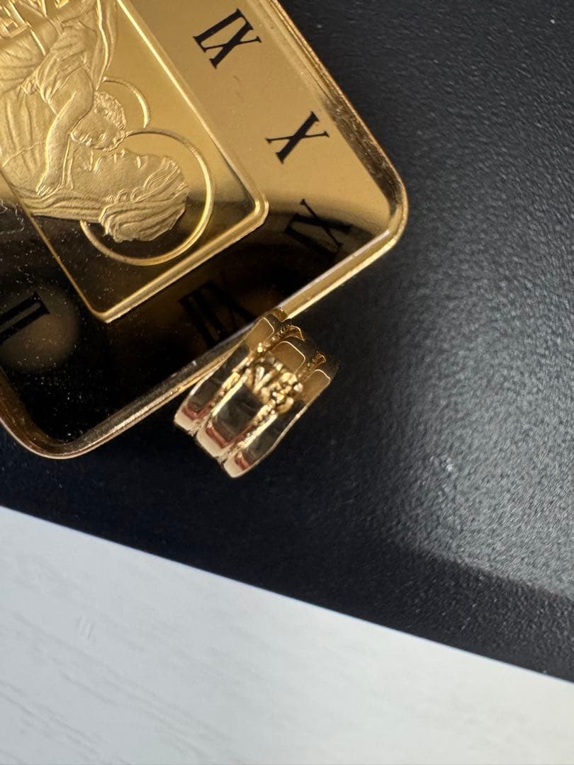 18金 K18 喜平ネックレス50cm 24金入りトップ セット16.1g