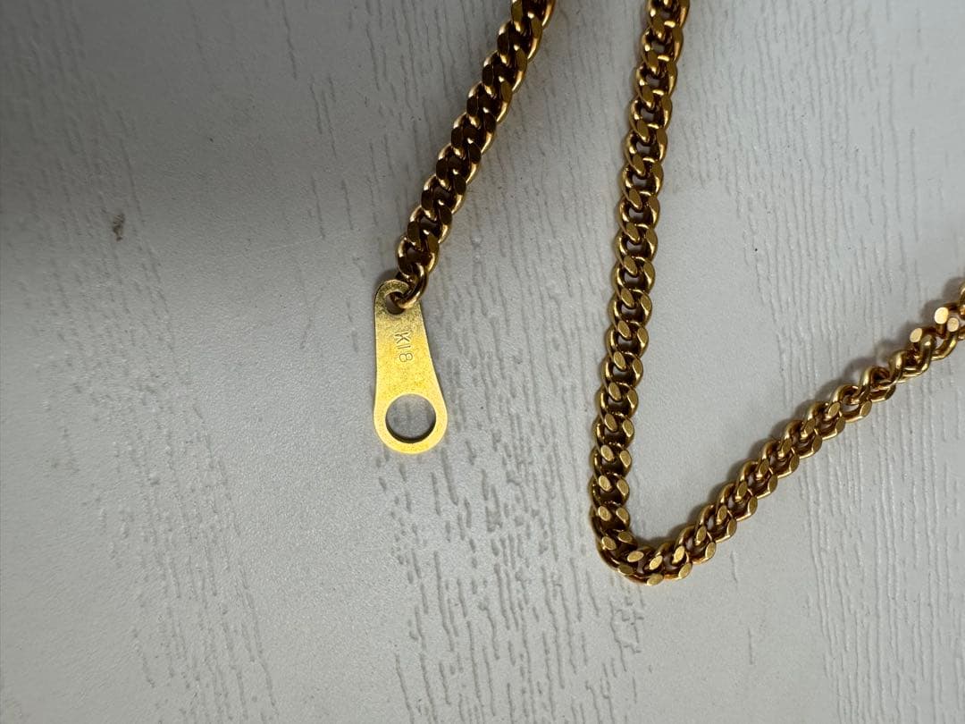 18金 K18 喜平ネックレス50cm 24金入りトップ セット16.1g