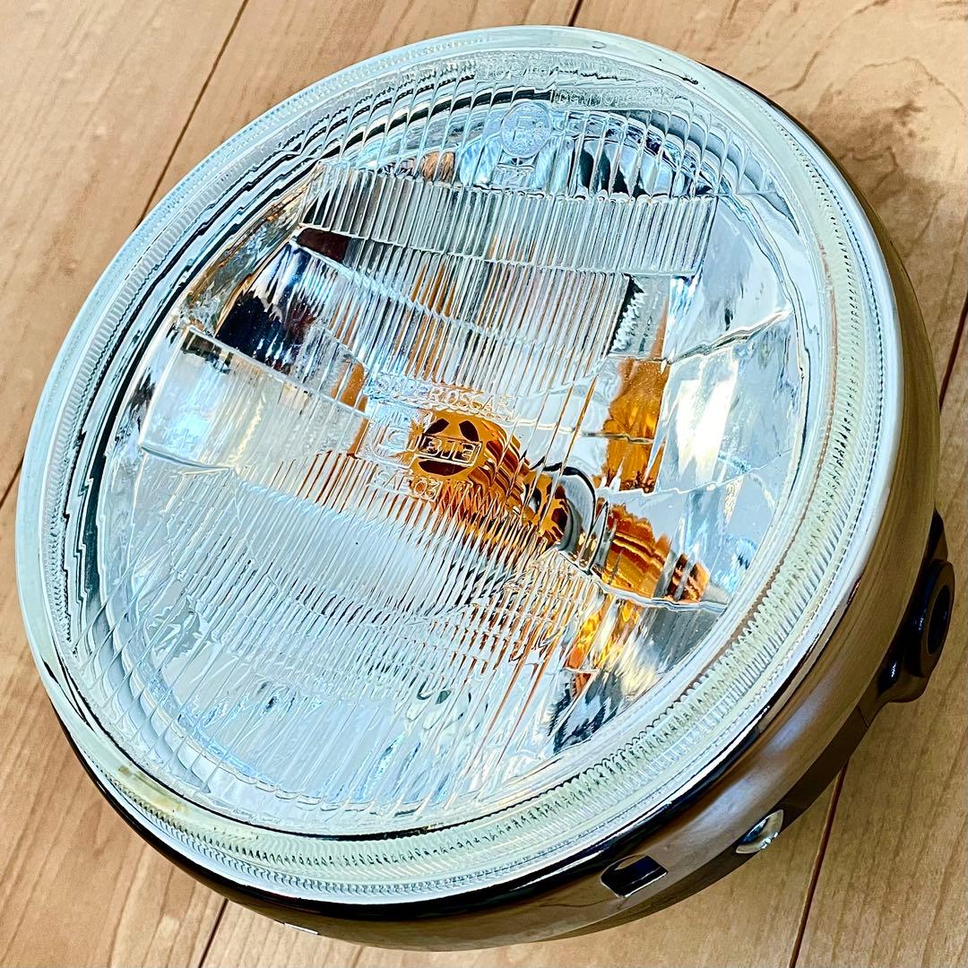 当時物 シビエ 凹み ヘッドライト CIBIE 美品 マーシャル