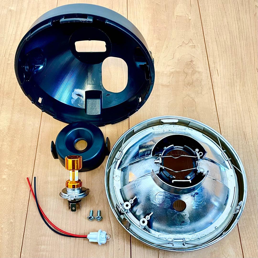 当時物 シビエ 凹み ヘッドライト CIBIE 美品 マーシャル