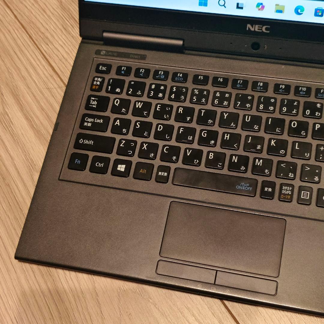 タッチパネル付き NEC ノートパソコン 第8世代 Corei5 8GB