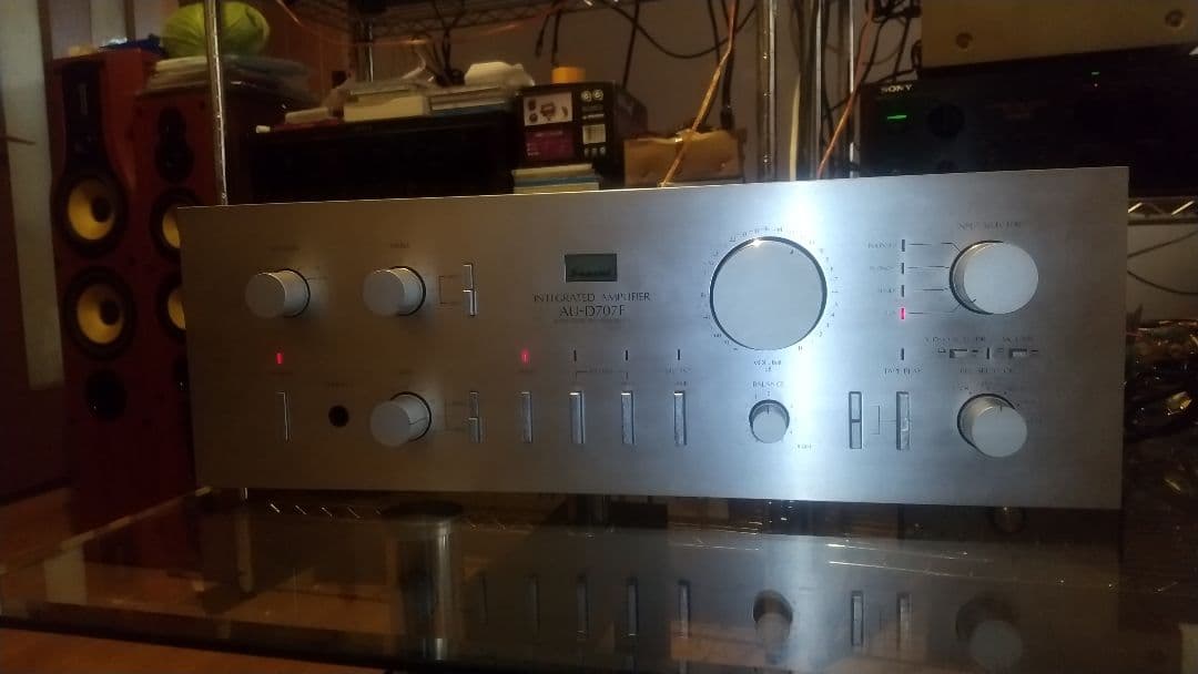 SANSUI AU-D707F ステレオプリメインアンプ メンテナンス施工済み