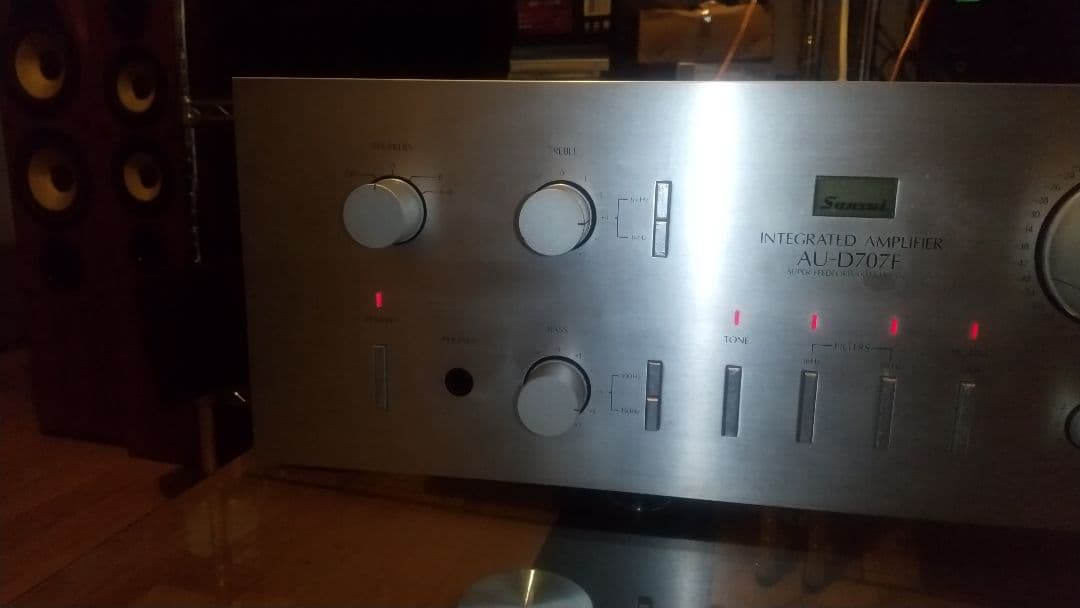 SANSUI AU-D707F ステレオプリメインアンプ メンテナンス施工済み