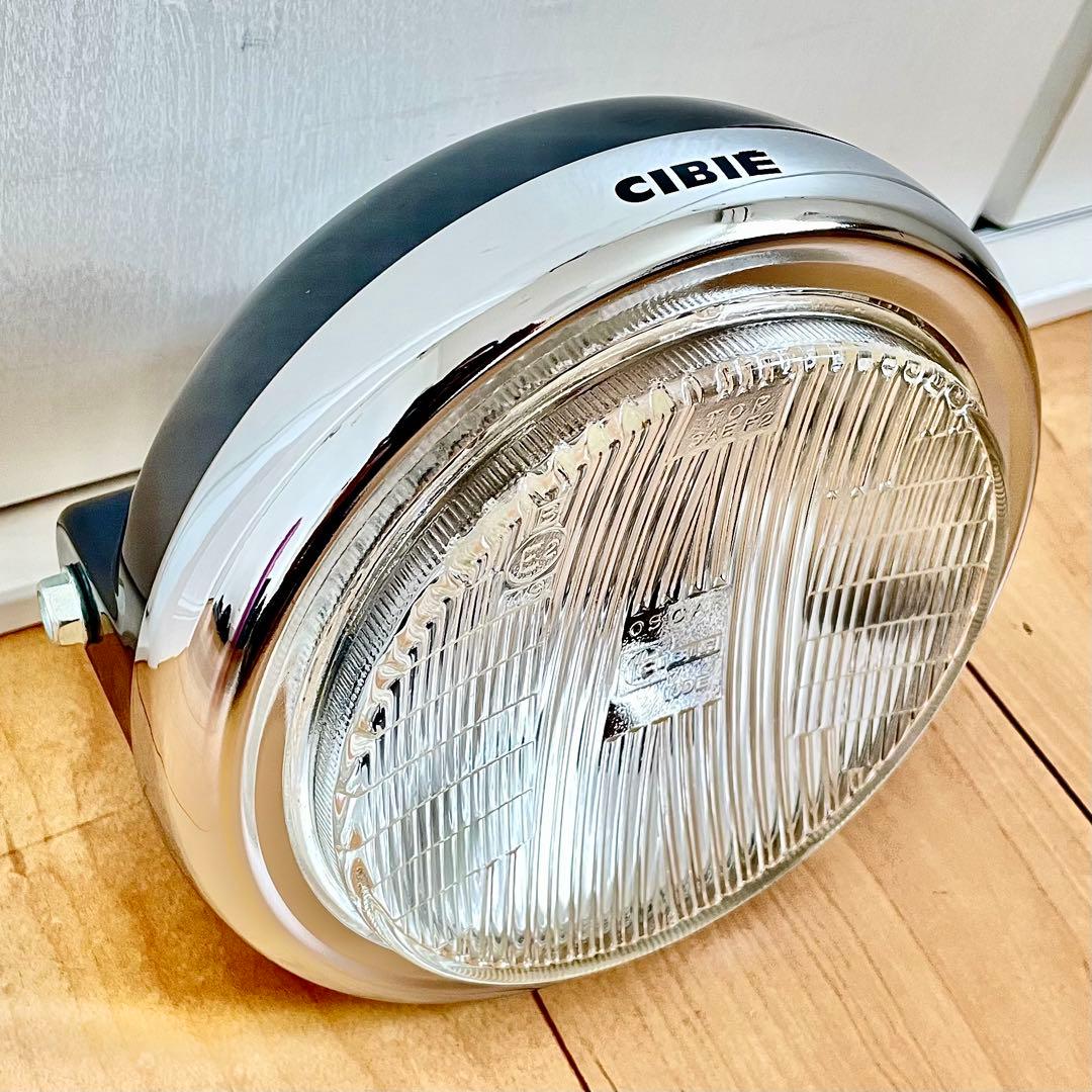 当時物 CIBIE シビエ 凹み ヘッドライト CB400F ホーク マーシャル