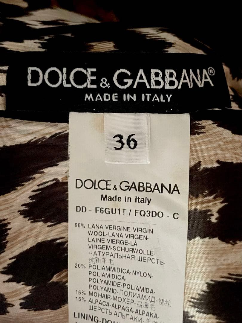 Dolce & Gabbana 膝上ワンピース