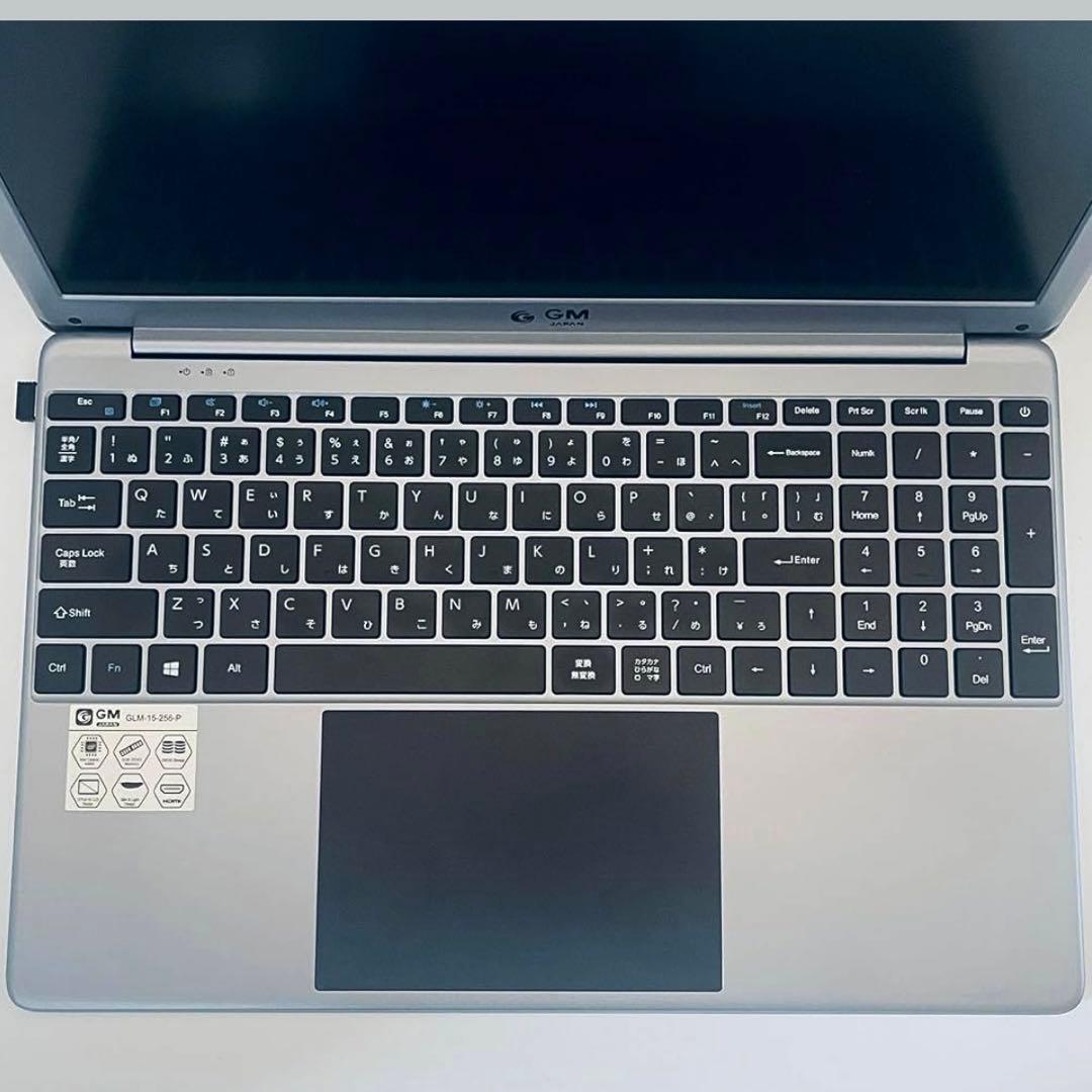 GMJAPAN 薄型ノートパソコン 256GB 15.6インチ