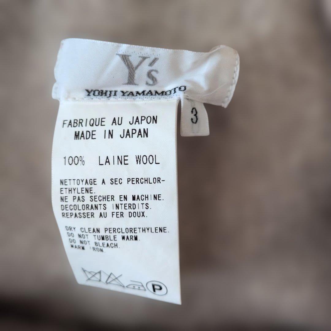 ワイズ　ヨウジヤマモト　オーバーサイズ ドレープネック ニットセーター