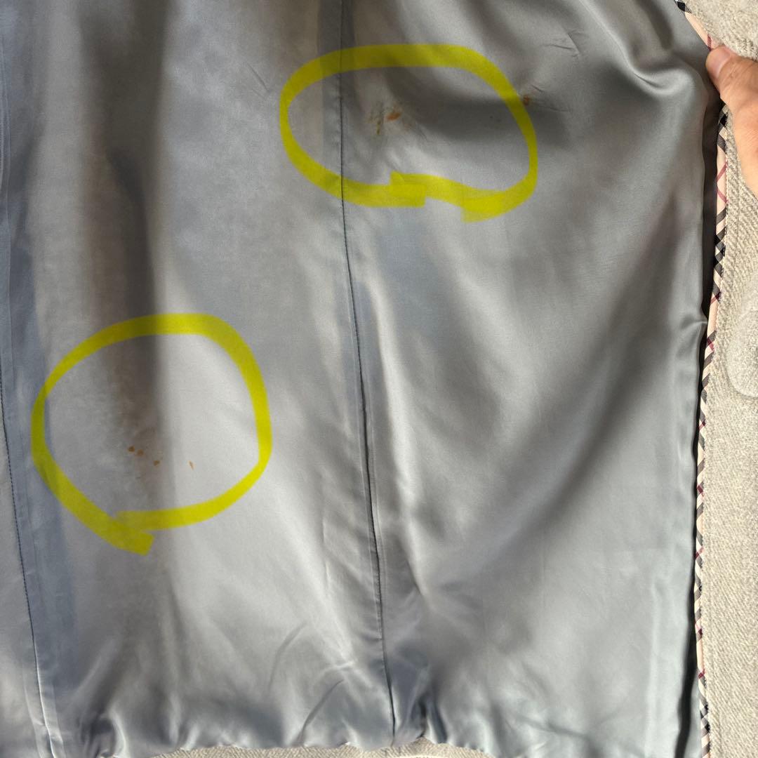 BURBERRY ダッフルコート 38 グレー