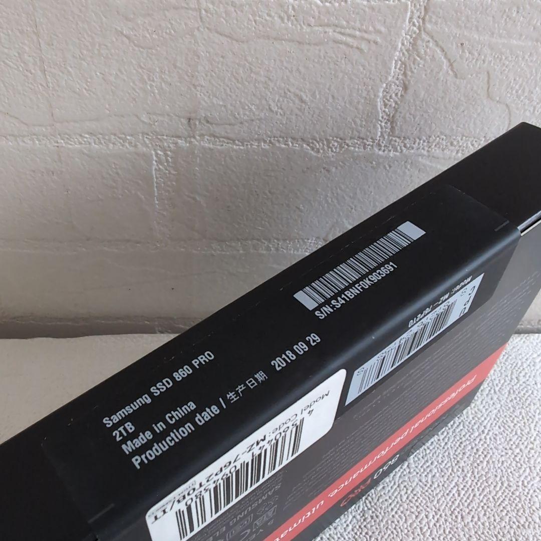 Z*o様 新品 SUMSUNG サムスン 860PRO 2TB MZ-76P2T