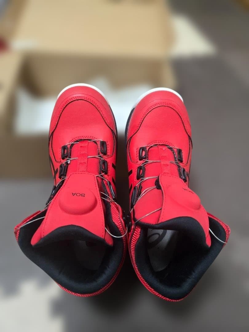 安全靴EGO 赤 ハイカットシューズ