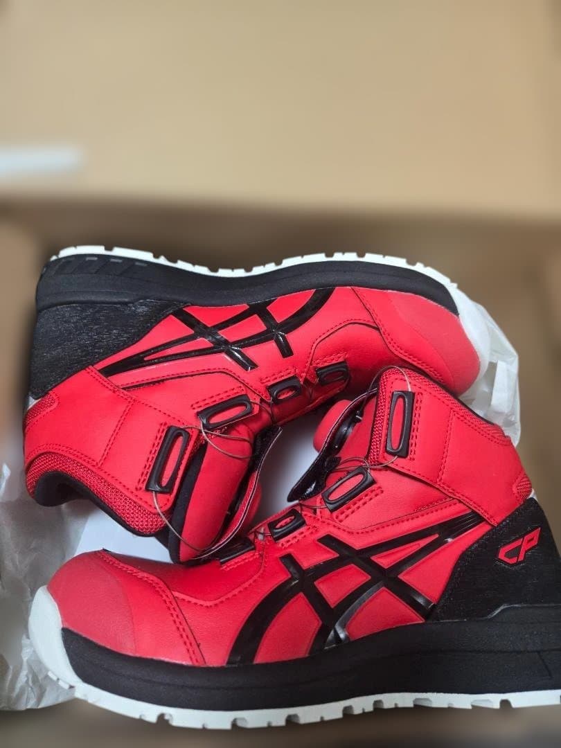 安全靴EGO 赤 ハイカットシューズ