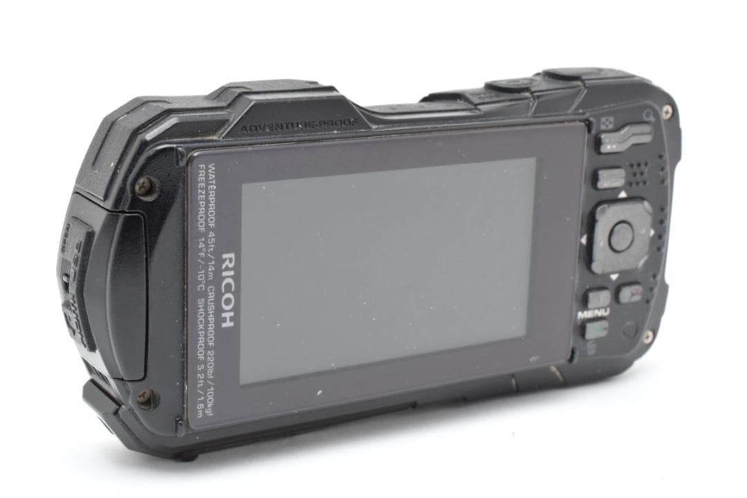 ショット数少 RICOH WG-50 防水 耐衝撃 ブラック デジタルカメラ
