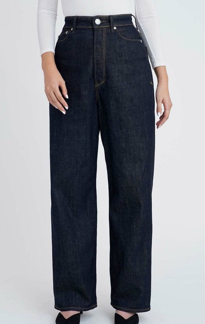 YANUK ヤヌークJOAN ルーズストレート w25 OWI