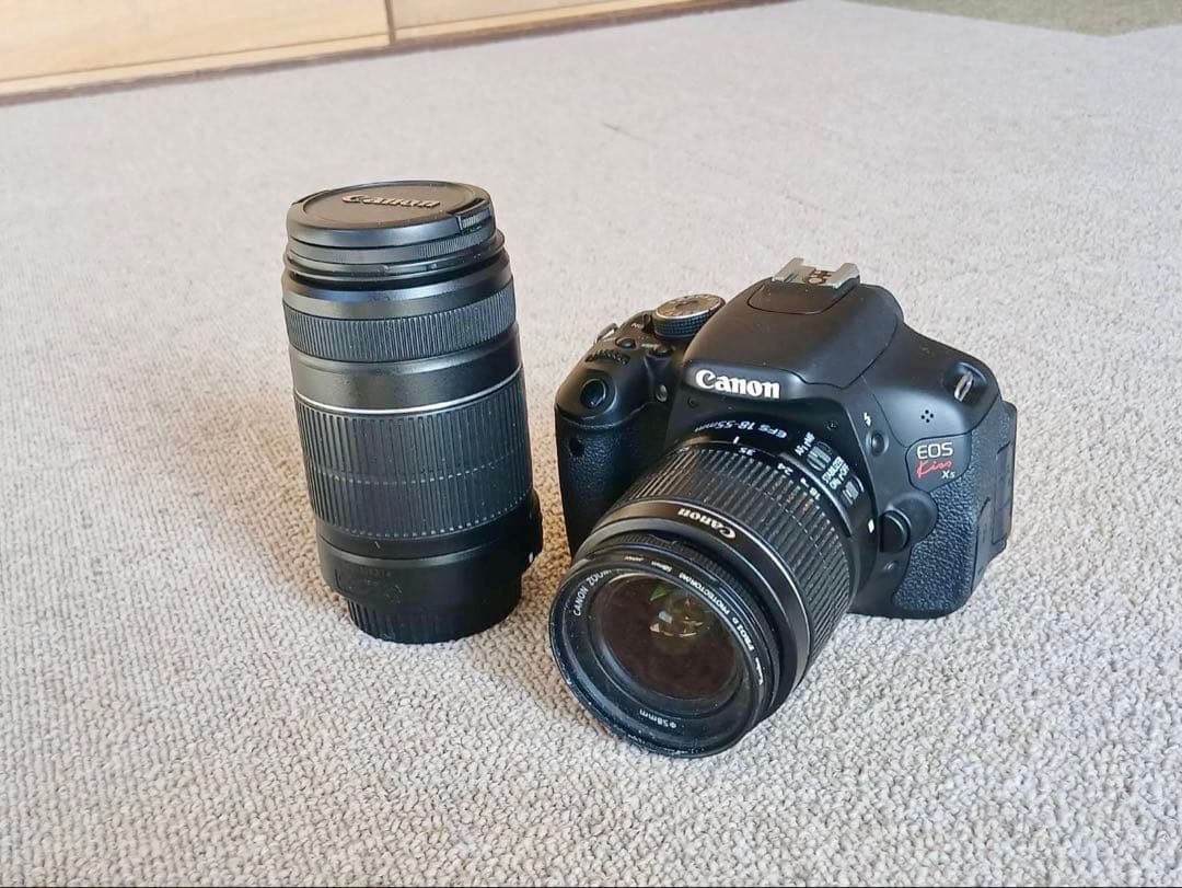 Canon キャノン 一眼レフカメラ EOS Kiss X5 ダブルズームキット