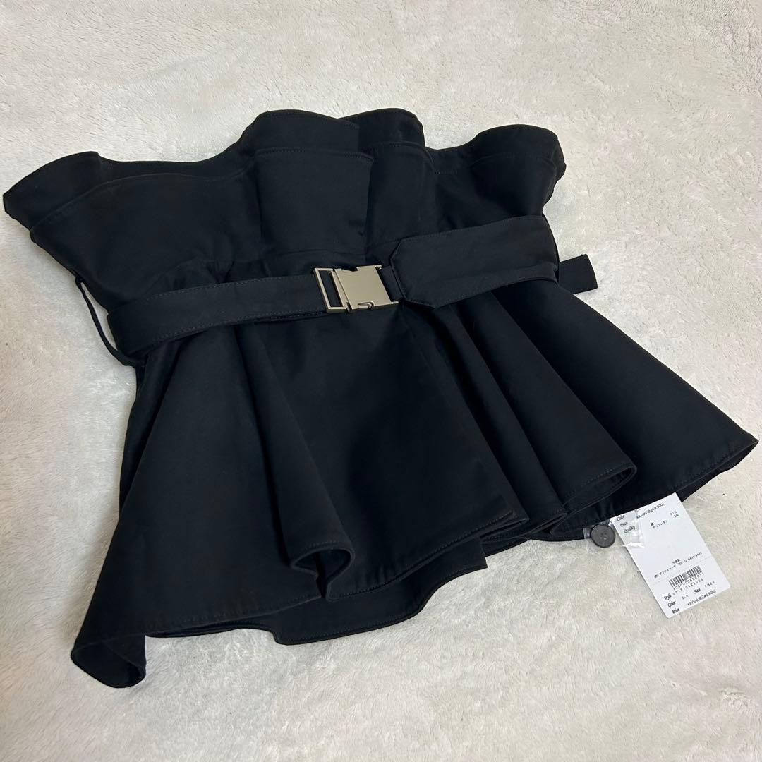 【新品タグ付き】LA BELLE ETUDE サークルフレアボリュームベルト