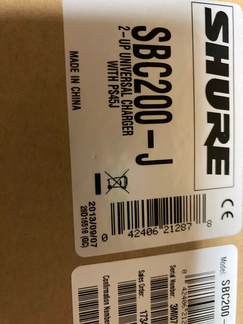 ビデオカメラ SHURE SBC200-J with PS45J