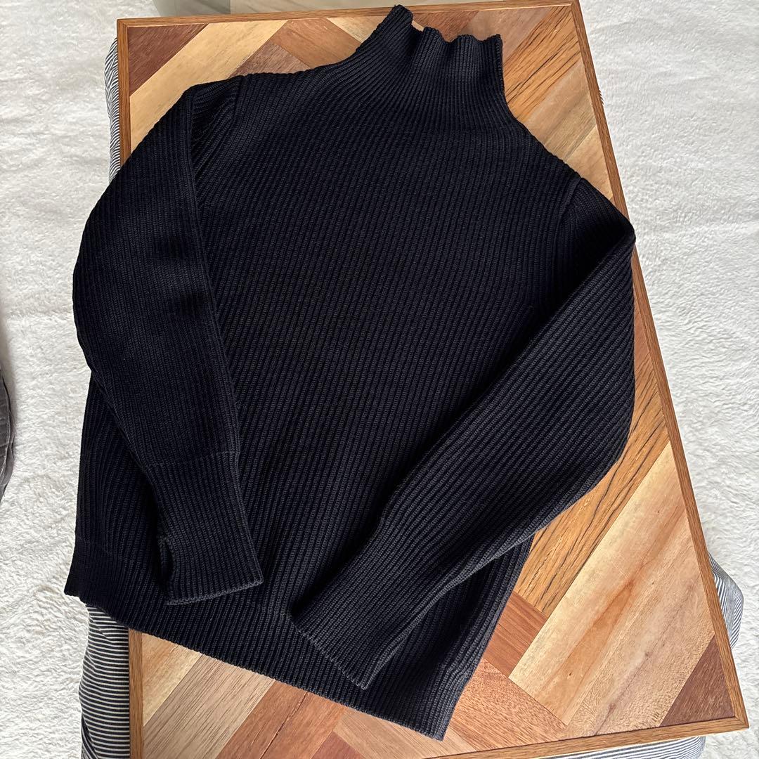 専用 ANDERSEN-ANDERSEN 黒 タートルネック サムホール付き M