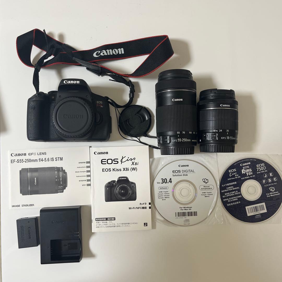 Canon EOS Kiss X8i ダブルレンズセット