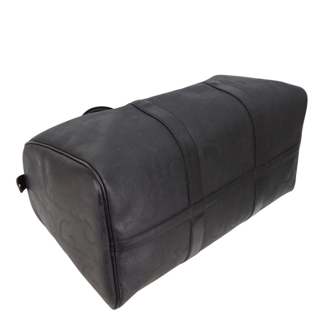 本物 美品■ディオール■トロッター ブラック ボストンバッグ トラベルバッグ